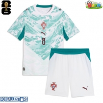 Portugal Bruno Fernandes #8 Bortedraktsett Barn VM 2026 Kortermet (+ Korte bukser)